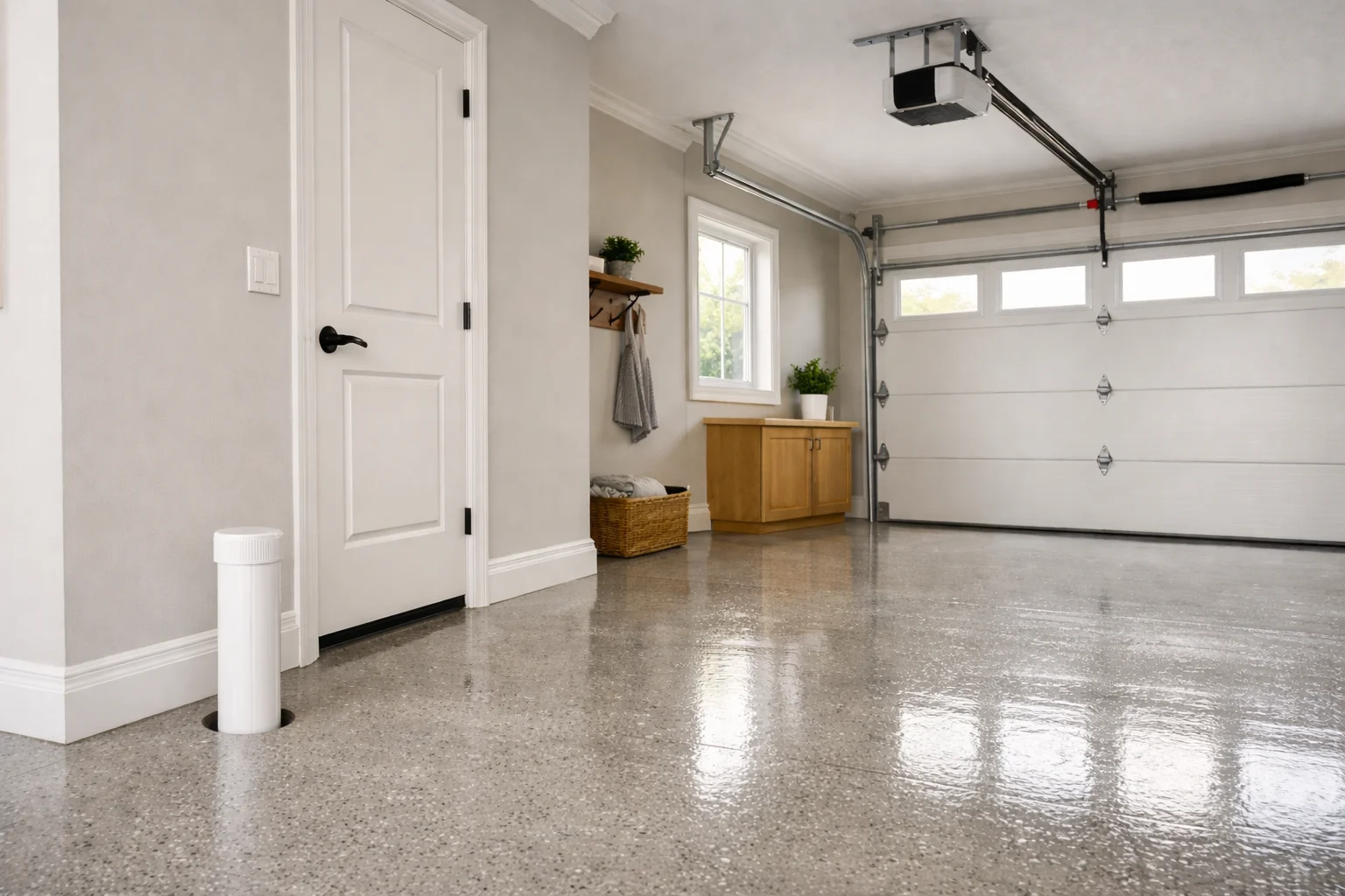 A Garage-to-Basement Salt Chute Crosses the Fire Separation